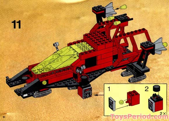 LEGO 6956 Stellar Recon Voyager Instructions and Parts List