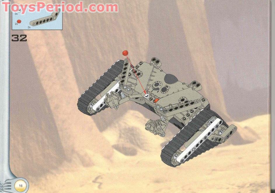 LEGO 8539 Manas Instructions and Parts List