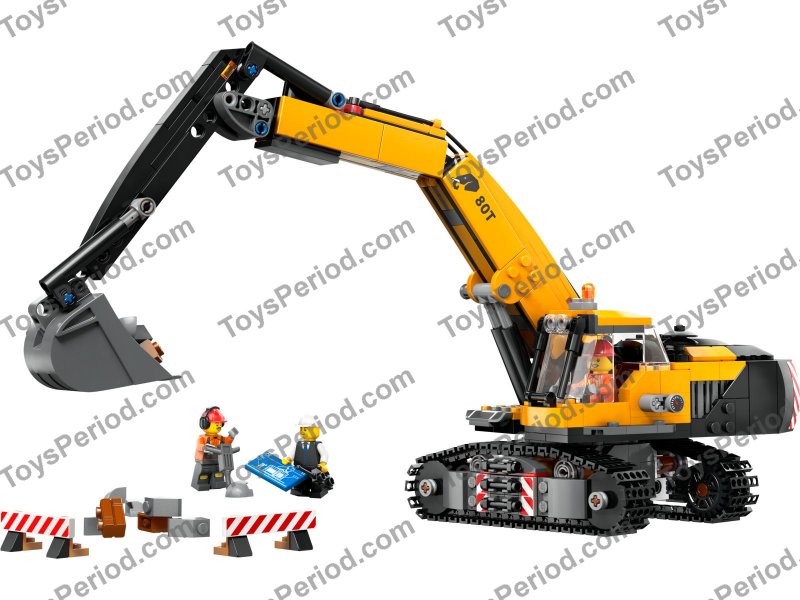 LEGO 60420 Construction Excavator Set Parts List