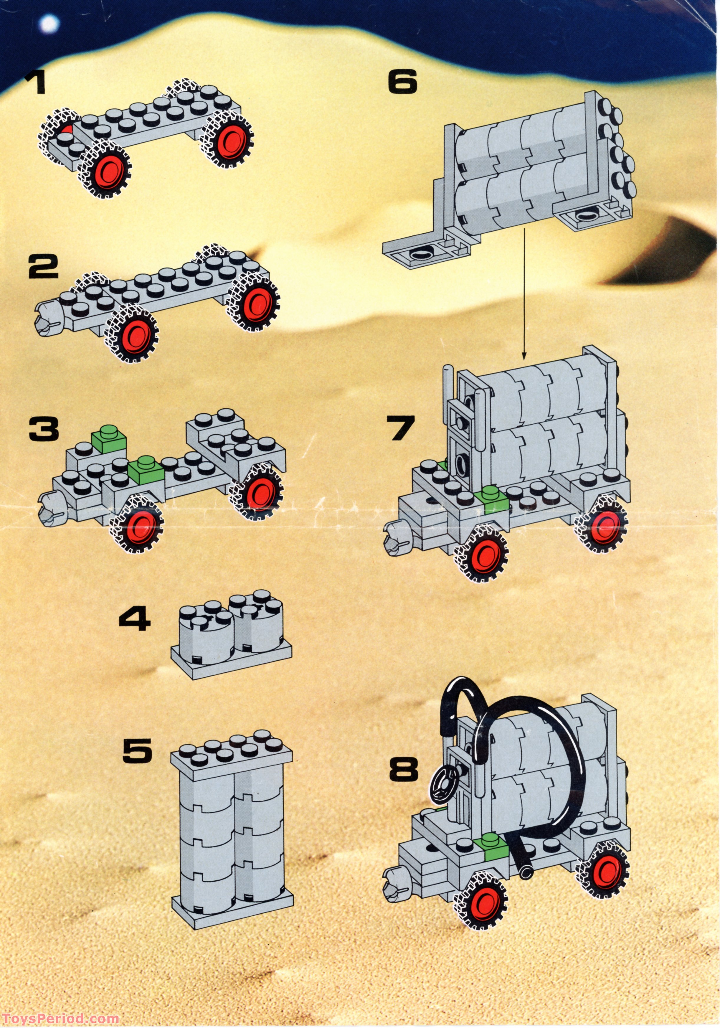 LEGO 920 Alpha-1 Rocket Base (Non-US Version of 483) Instructions