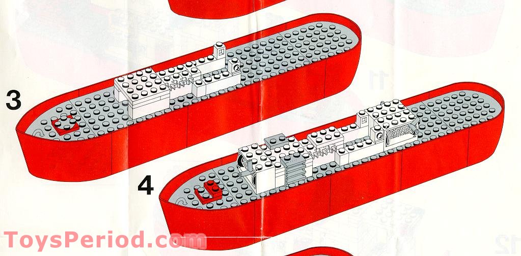 Lego 4025 Fire Boat Set Parts Inventory And Instructions