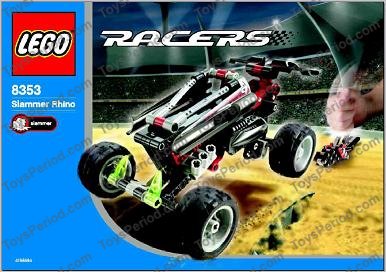 LEGO 8353 Slammer Rhino Instructions and Parts List