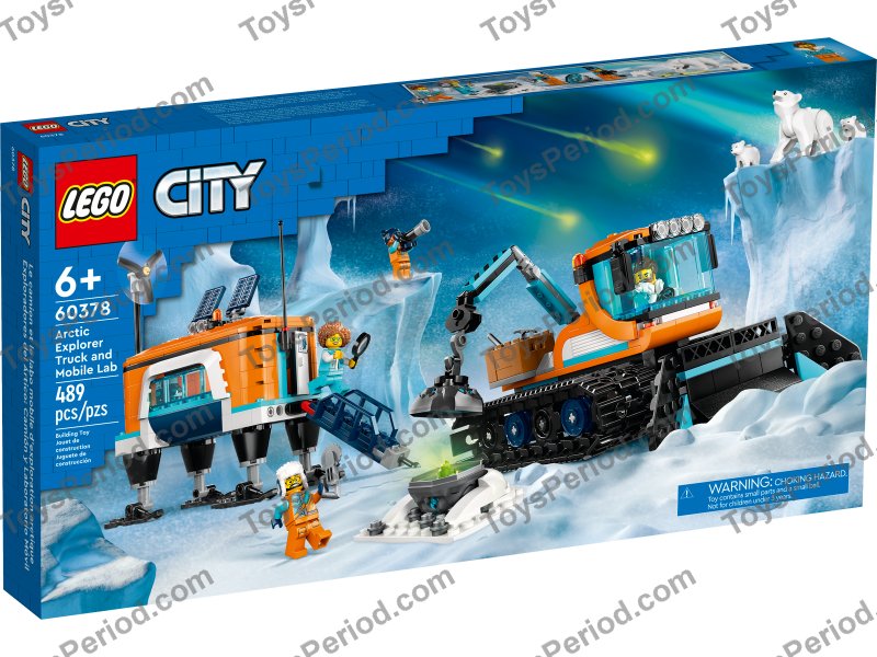 LEGO 60378 Arctic Explorer Truck and Mobile Lab Set Parts List