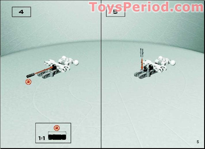 LEGO 8747 Visorak Suukorak Instructions and Parts List