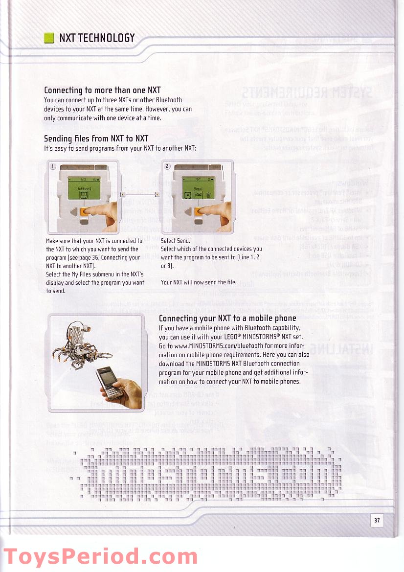 Lego 8527 Lego Mindstorms Nxt Set Parts Inventory And Instructions Lego Reference Guide