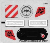 LEGO Sets with Part 79118stk01 Sticker Sheet for Set 79118 - (17443/ ...