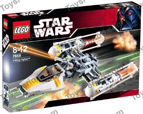 LEGO 7658 Y-Wing Fighter Instructions and Parts List