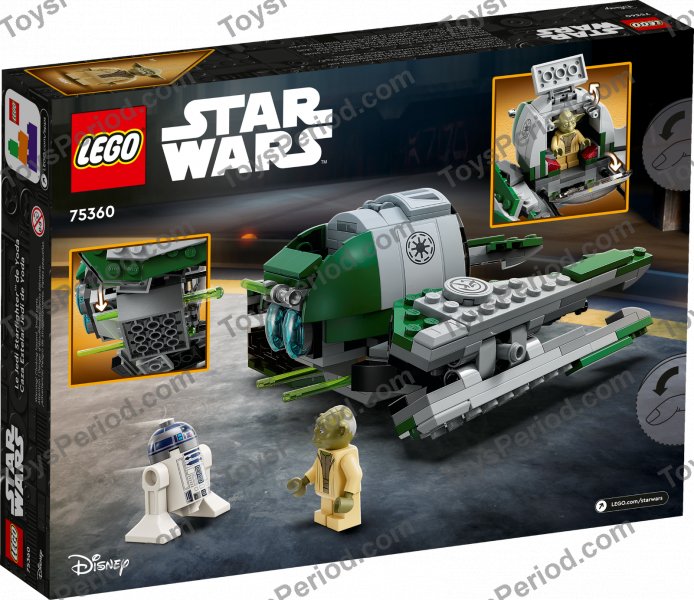LEGO 75360 Yoda's Jedi Starfighter Set Parts List