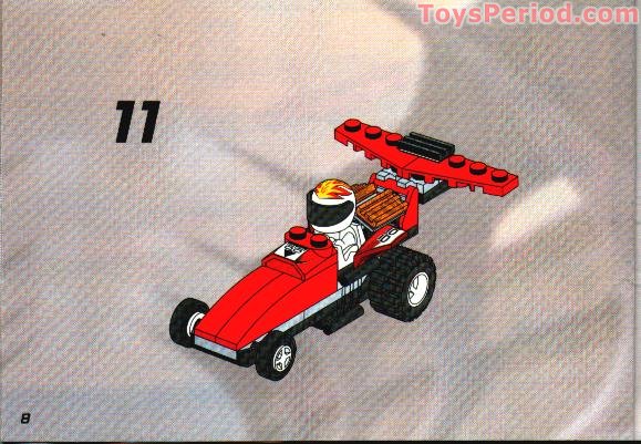 LEGO 4593 Zero Hurricane and Red Blizzard Instructions and Parts List