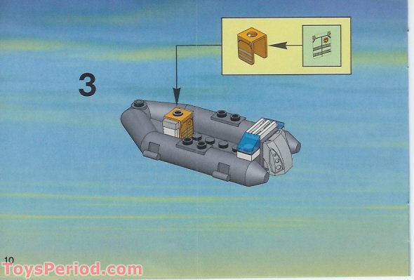 LEGO 7239 Fire Truck Instructions and Parts List