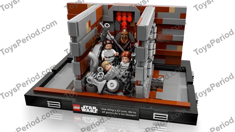 LEGO 75339 Death Star Trash Compactor Diorama Set Parts List