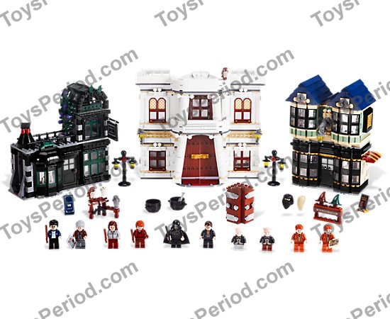 LEGO 10217 Diagon Alley Instructions and Parts List