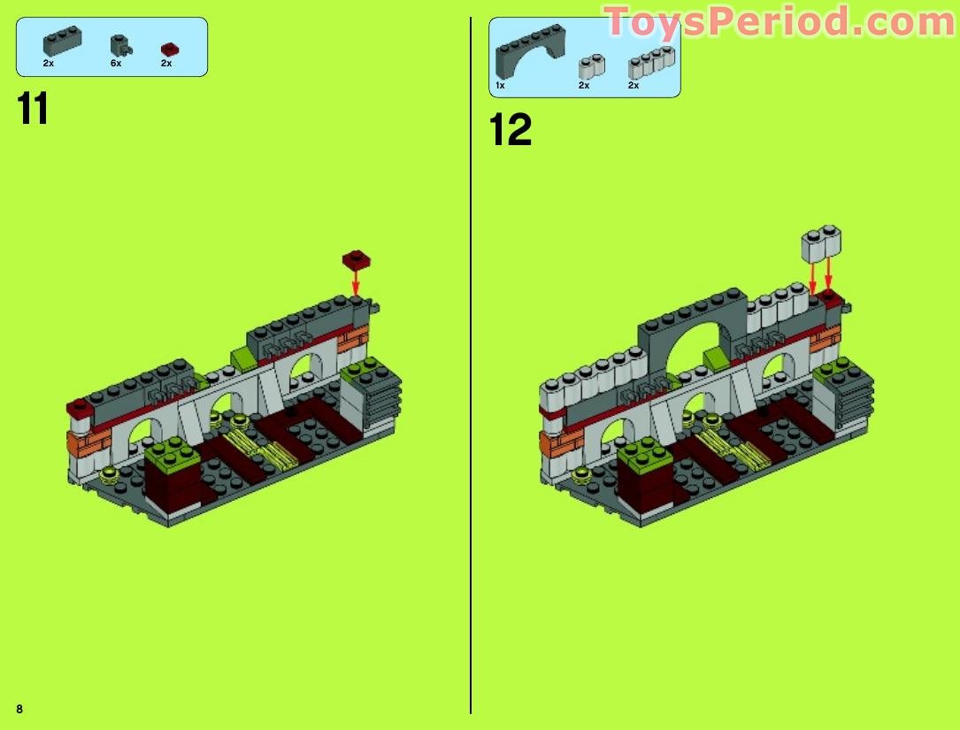 LEGO 79103 Turtle Lair Attack Instructions and Parts List