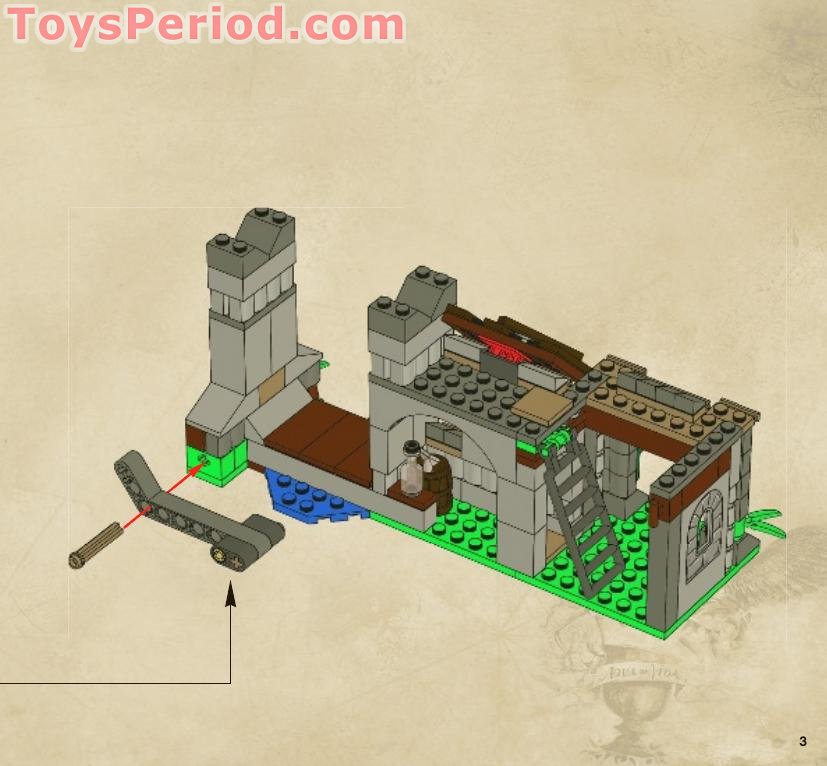 LEGO 4183 The Mill Instructions and Parts List