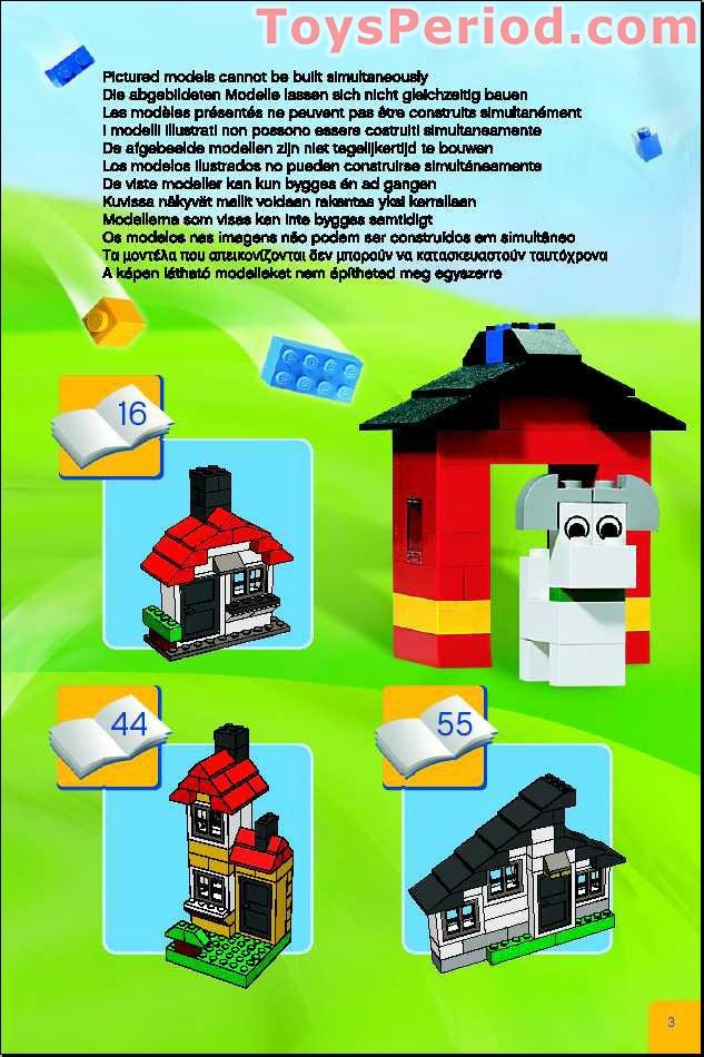 Lego 3600 Build Your Own House Tub Set Parts Inventory And