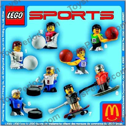 LEGO 7923 McDonald's Sports Set Number 1 - White Soccer Player