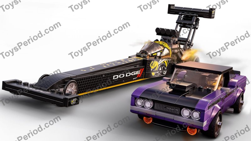 LEGO 76904 Mopar Dodge//SRT Top Fuel Dragster and 1970 Dodge