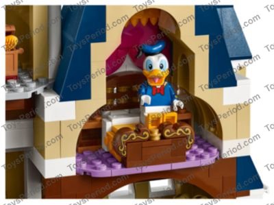 lego disney castle measurements