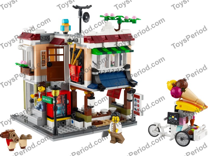 LEGO 31131 Downtown Noodle Shop Set Parts List