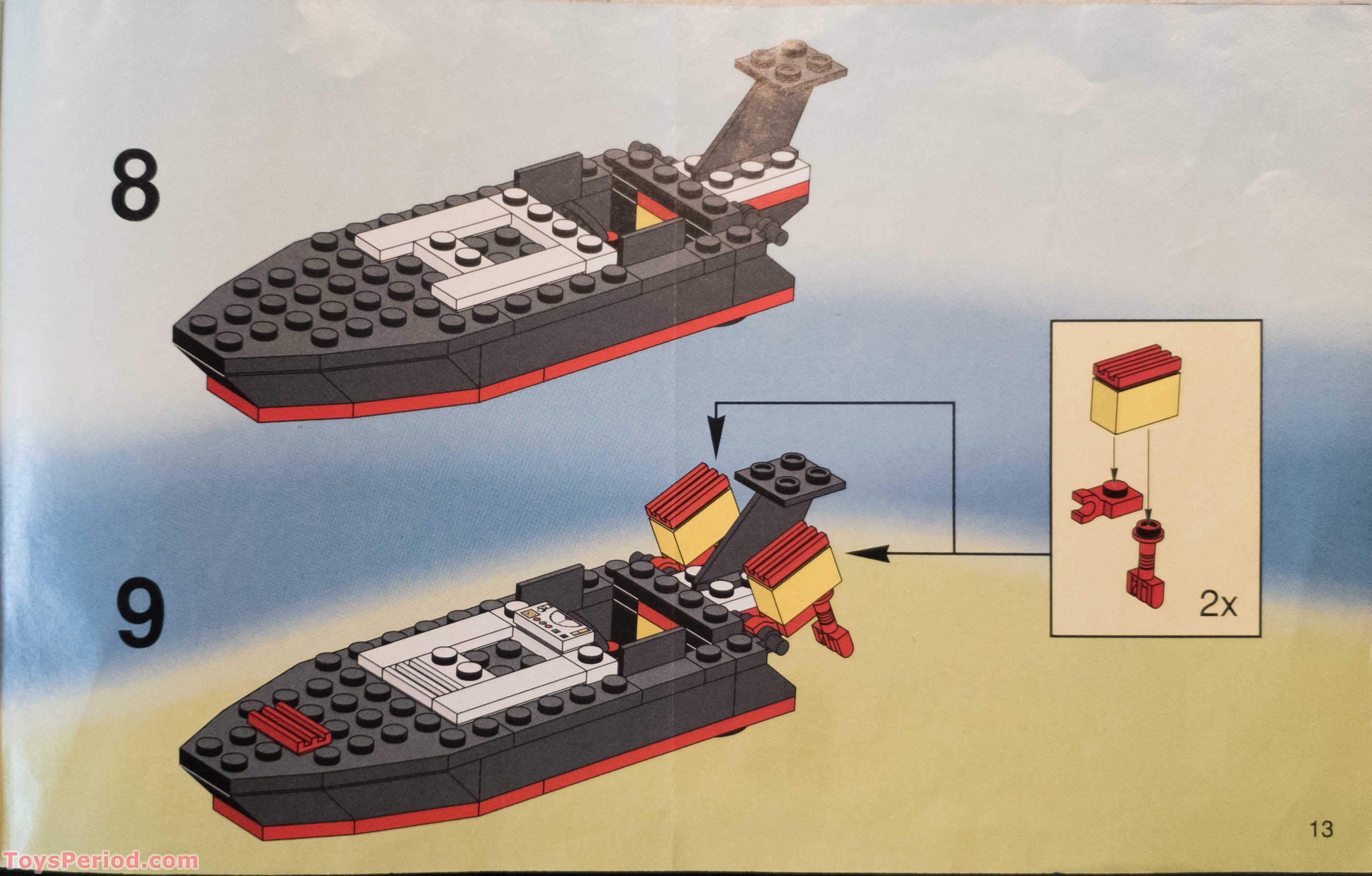 LEGO 6596 Wave Master Instructions and Parts List