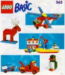 LEGO 565-2 Build-N-Store Chest, 5 Plus Instructions and Parts List