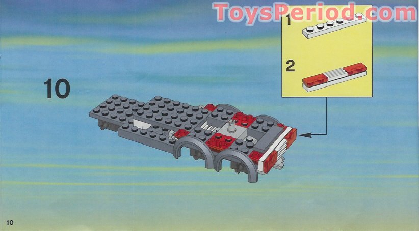 LEGO 7239 Fire Truck Instructions and Parts List