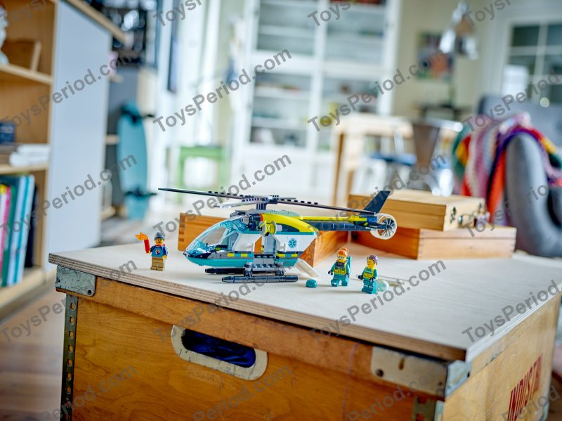LEGO 60405 Emergency Rescue Helicopter Set Parts List