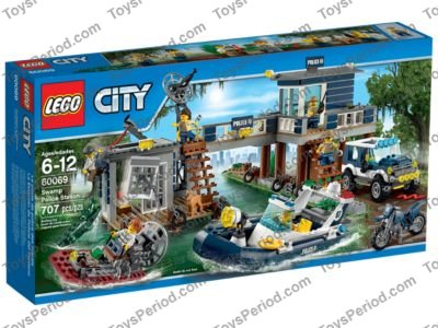 LEGO 60069 Swamp Police Station Set Parts List