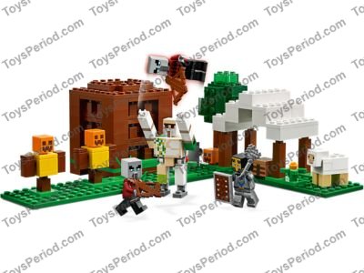 LEGO 21159 The Pillager Outpost Set Parts List