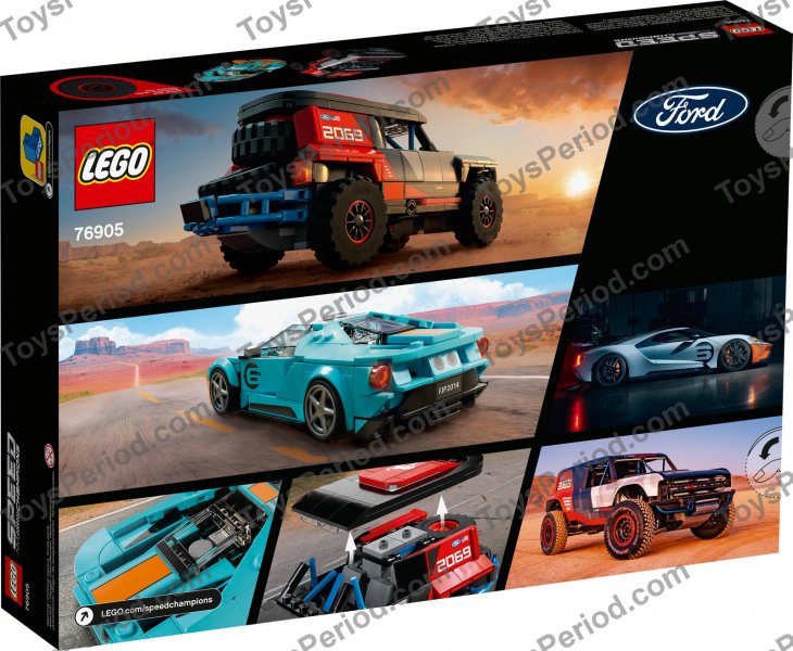 LEGO 76905 Ford GT Heritage Edition and Bronco R Set Parts List