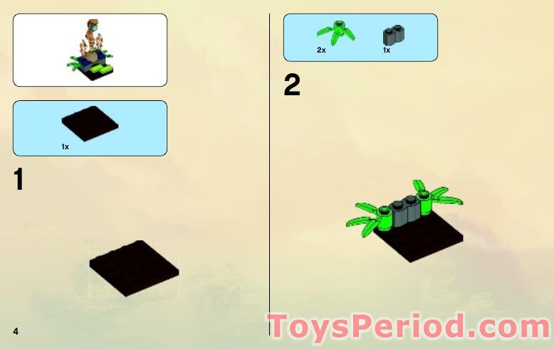 LEGO 9441 Kai's Blade Cycle Instructions and Parts List