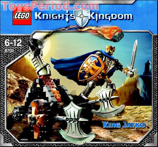 LEGO 8701 King Jayko Instructions and Parts List