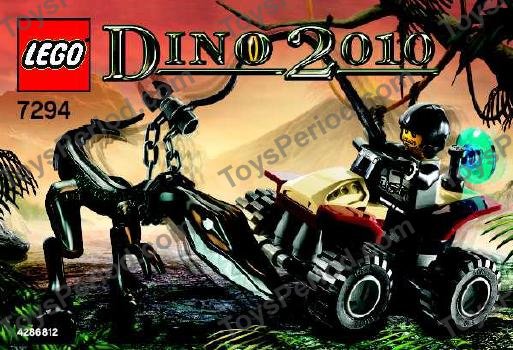 LEGO 7294 Dino Quad Instructions and Parts List
