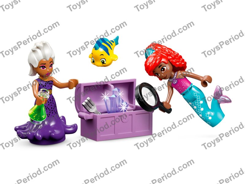 LEGO 43254 Ariel's Crystal Cavern Set Parts List