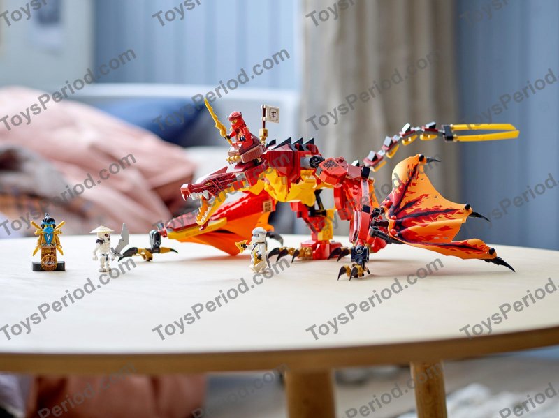 LEGO 71753 Fire Dragon Attack Set Parts List