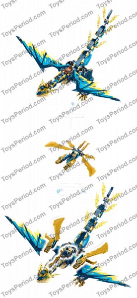 LEGO 71796 Elemental Dragon vs. The Empress Mech Set Parts List