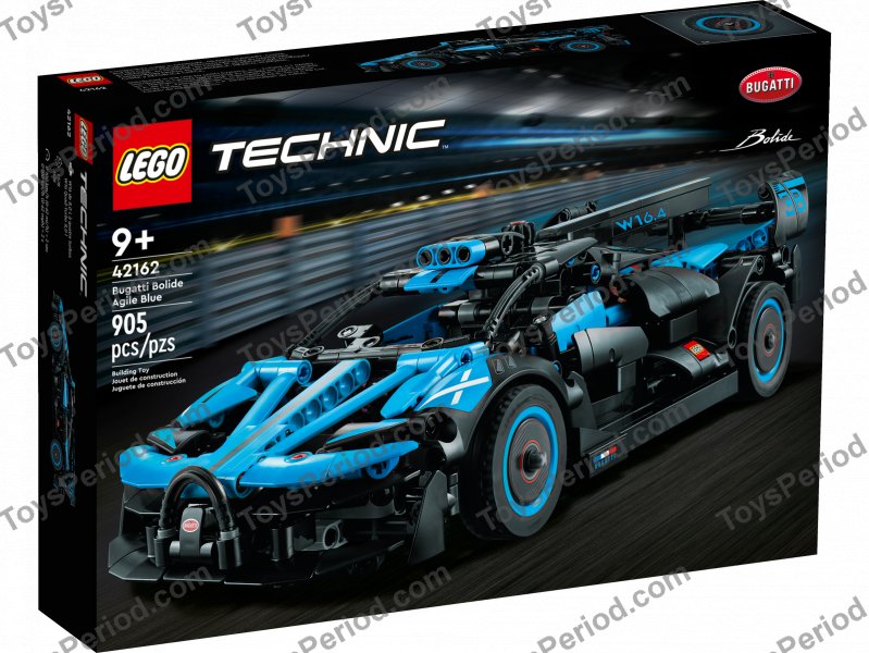 LEGO 42162 Bugatti Bolide Agile Blue Set Parts List