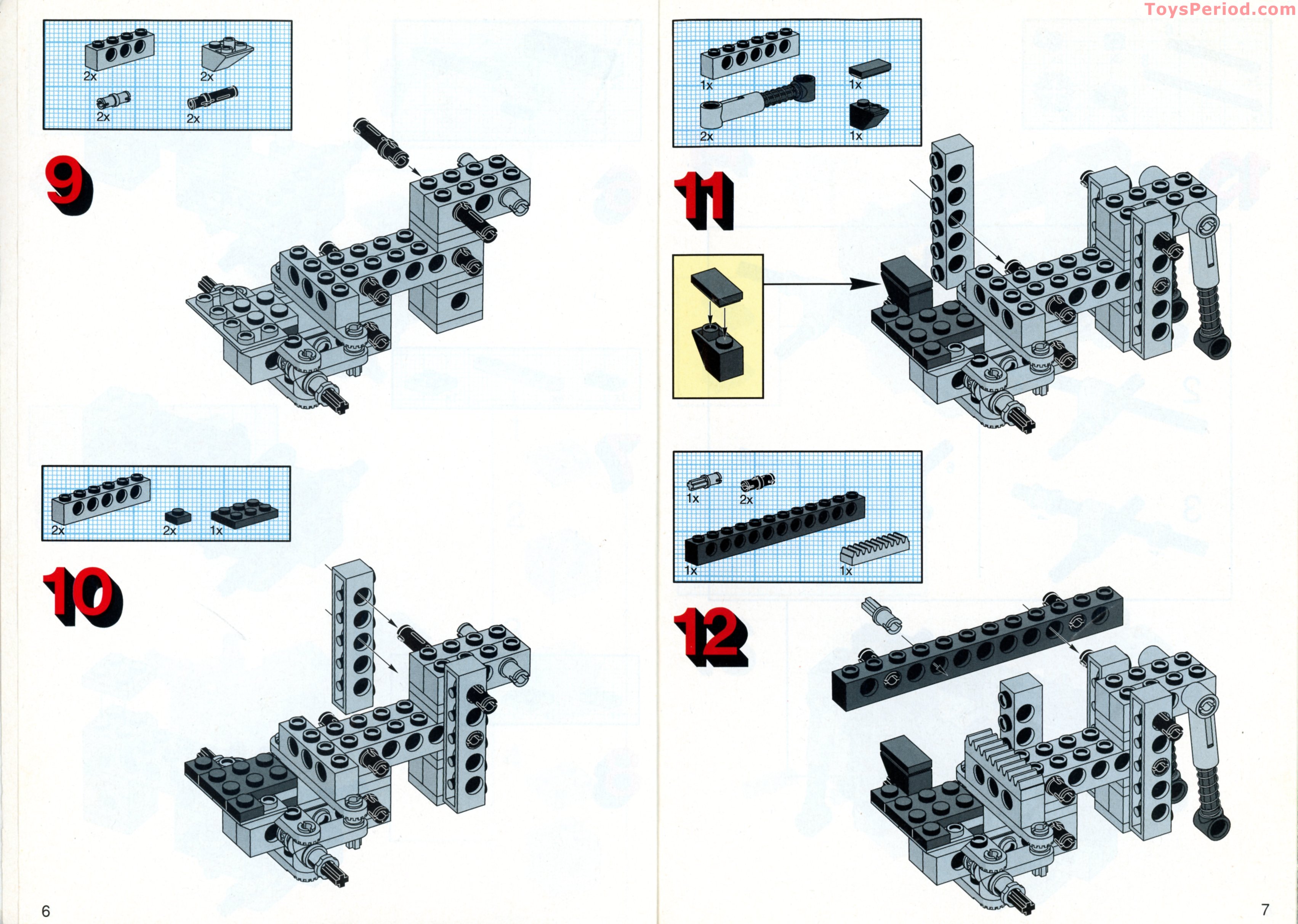 LEGO 8816 Off-Road Rambler Instructions and Parts List
