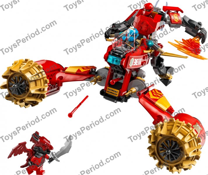 LEGO 71830 Kai's Mech Storm Rider Set Parts List