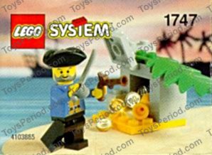 LEGO 1747 Treasure Surprise Instructions and Parts List