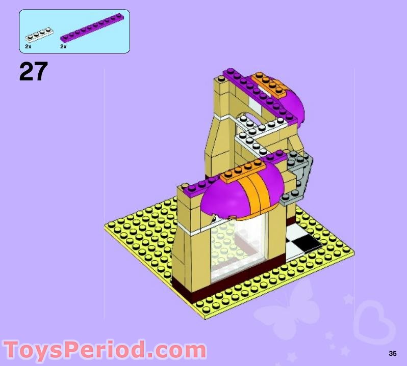 LEGO 41006 Downtown Bakery Instructions and Parts List