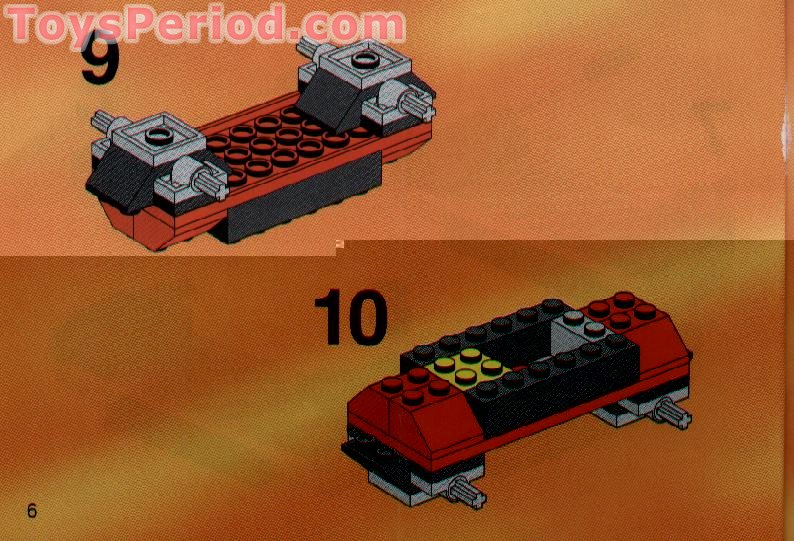 LEGO 2963 Extreme Team Racer Instructions and Parts List