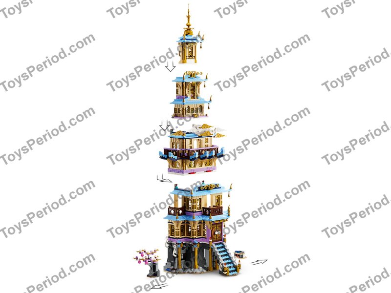 LEGO 80058 Celestial Pagoda Set Parts List
