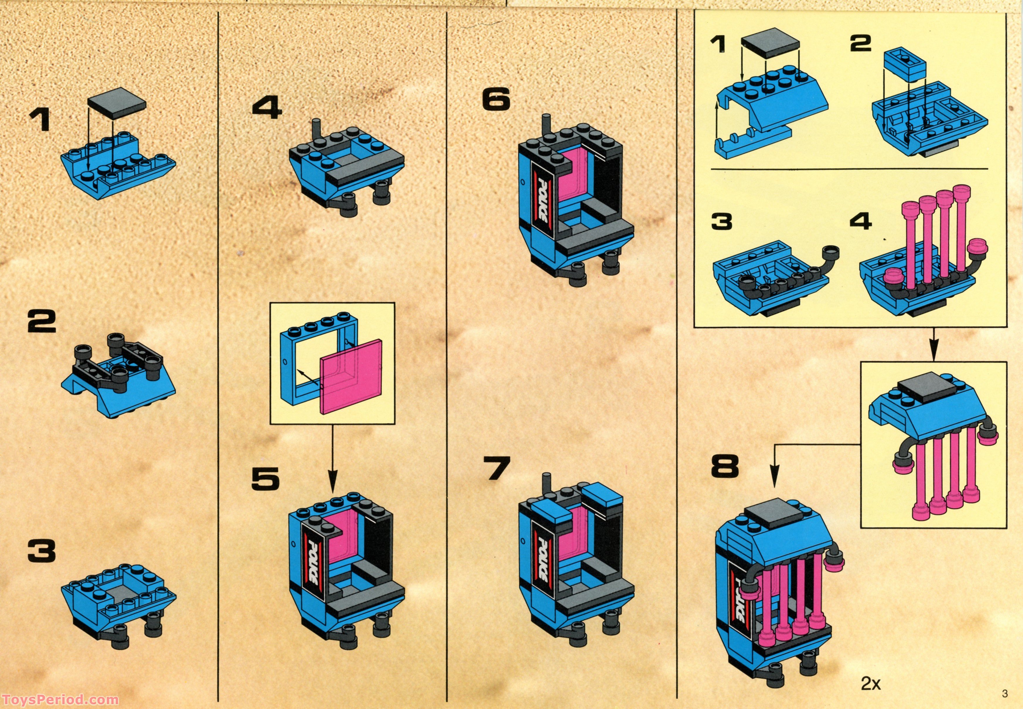 LEGO 6986 Mission Commander Instructions and Parts List