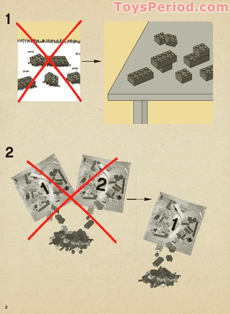 LEGO 10217 Diagon Alley Instructions and Parts List