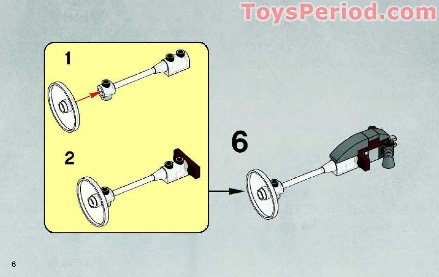 LEGO 7654 Droids Battle Pack Instructions and Parts List