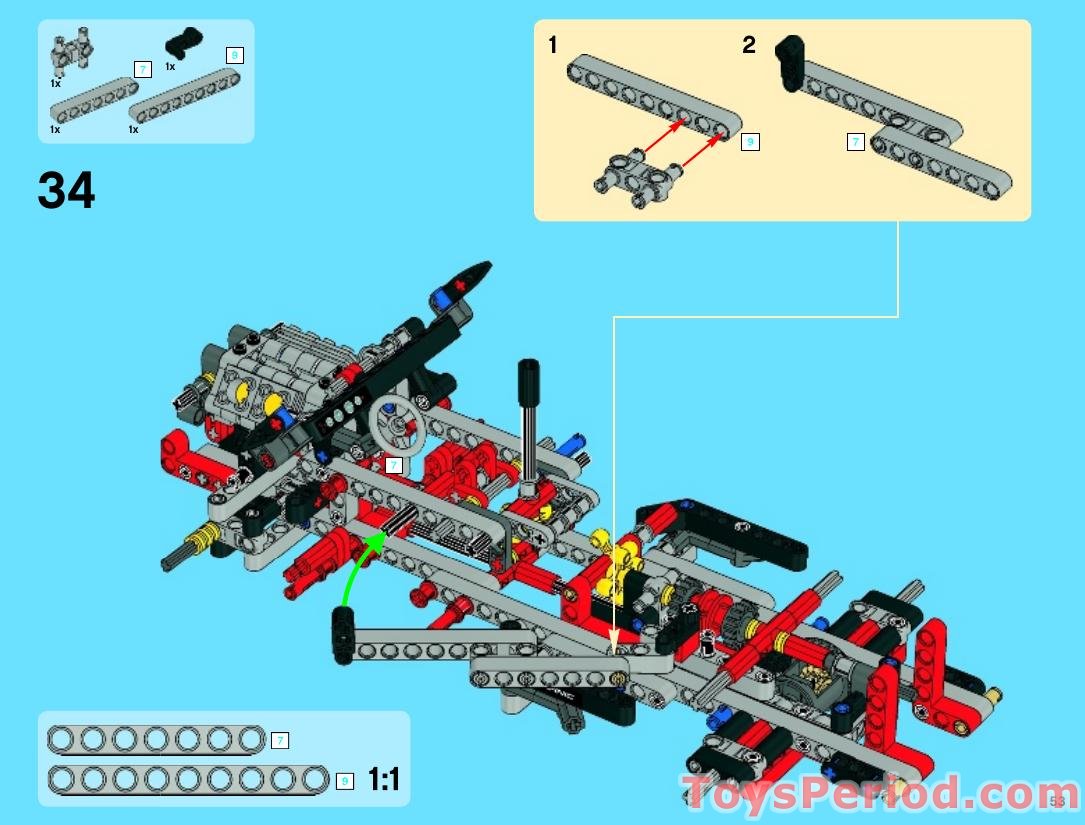 LEGO 9395 Pick-Up Tow Truck Instructions and Parts List