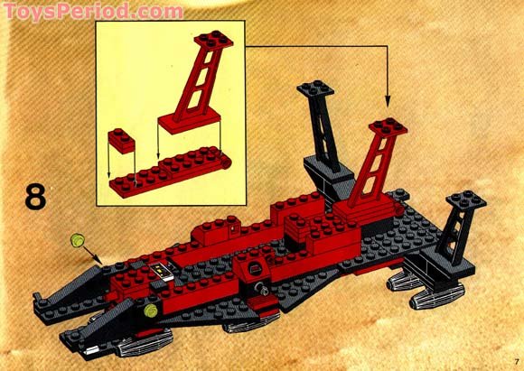 LEGO 6956 Stellar Recon Voyager Instructions and Parts List