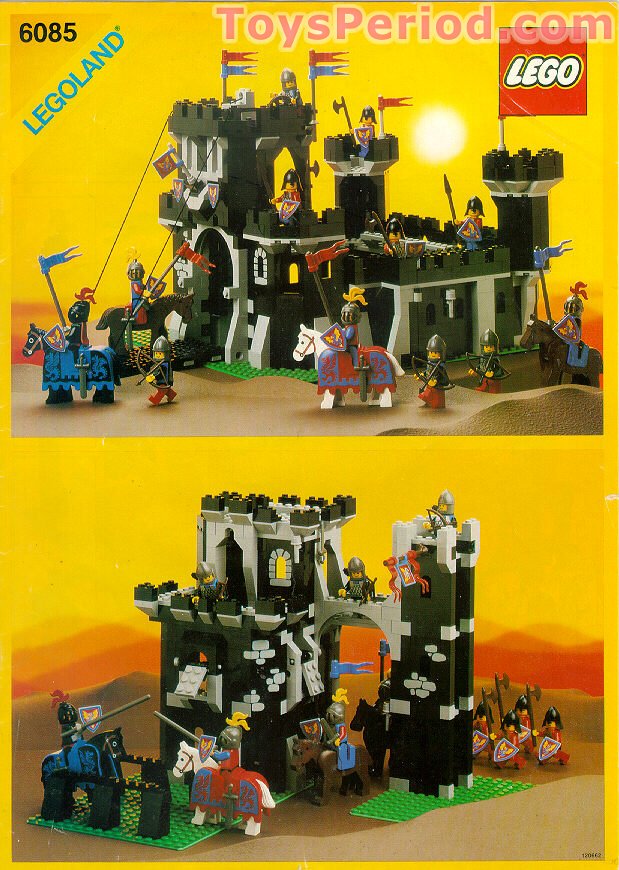 LEGO 6085 Black Monarch's Castle Set Parts Inventory and