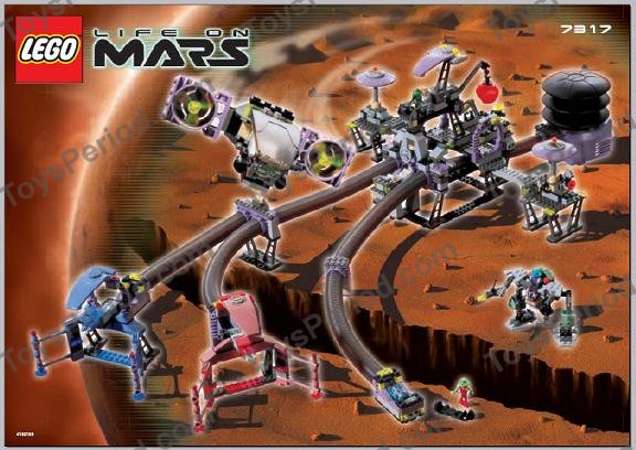 LEGO 7317 Aero Tube Hanger Instructions and Parts List